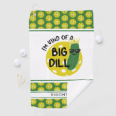 Grappig Pickleball Pickle, ik ben een soort van gr Golfhanddoek (Insitu)