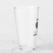 Grappig pickleball pilsner stijl bier glas (Rechts)