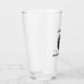 Grappig pickleball pilsner stijl bier glas (Rechts)