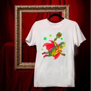 Grappig Pickleman op wit gepersonaliseerd T-shirt