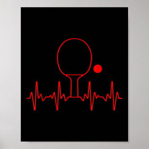 Grappig Ping Pong Geschenk Voor Mannen Vrouwen Taf Poster