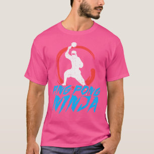 Grappig Ping Pong Shirt Ping Pong Ninja Vaderdag