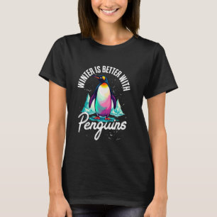 Grappig pinguïnontwerp voor pinguïnliefhebbers en t-shirt