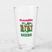 GRAPPIG! Pint Glas Krokodil BIEREN 16oz (Voorkant)