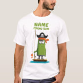 Grappig Pirate Cactus Gevist Team | T-shirt (Voorkant)