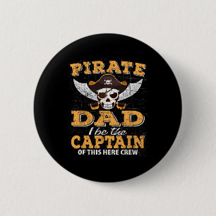 Grappig Pirate Night Dad Cruise Familie Vakantie D Ronde Button 5,7 Cm