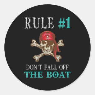 Grappig Pirate Quote Tampa Gasparilla Crossbones D Ronde Sticker