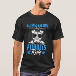 Grappig Pitbull Grafisch voor vrouwen en Mannen Pi T-shirt