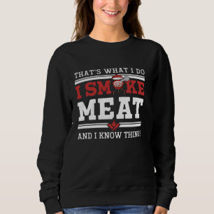 Grappig Pitmaster Shirt I Smoke Meat BBQ Smoker Gr