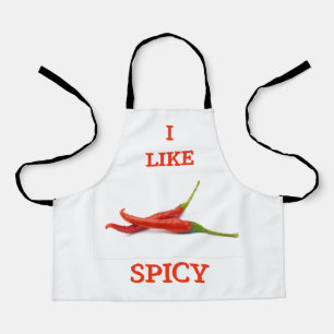 Grappig pittige smaak schattig cool T-shirt Schort