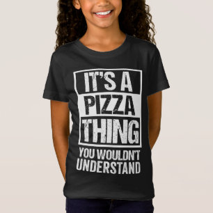 Grappig pizza liefhebber tekst ontwerp Het is een T-shirt
