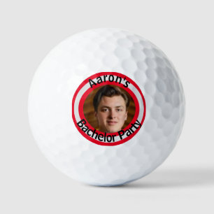 Grappig podium Do Bachelor Party bruidegom activit Golfballen
