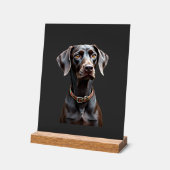 Grappig Pointer T-shirt Pointer Moeder Vader Hond Acryl Bord (Hoek)