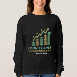 Grappig Poker Speler Shirt Ik Investeer in de Uitk