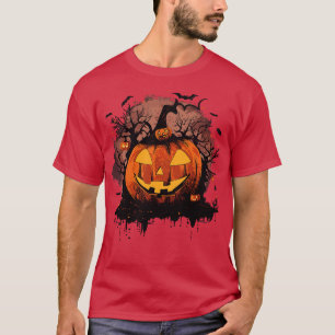 Grappig pompoen Graphic Mannen Kinder Vrouwen Hall T-shirt