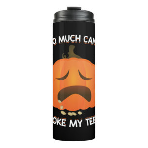 Grappig pompoen Halloween Snoep cadeau Thermosbeker