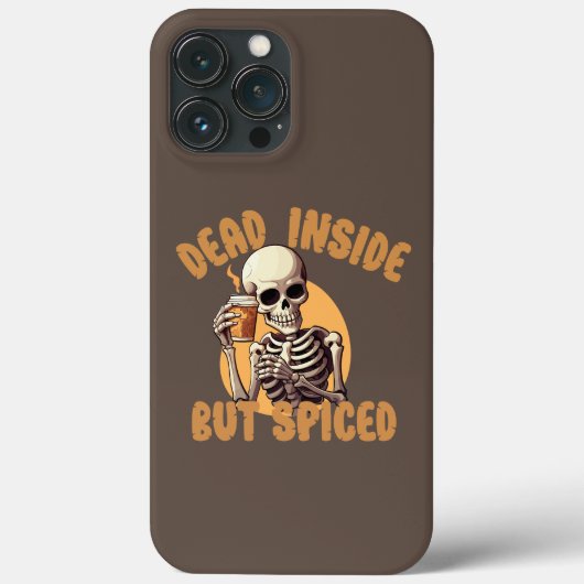 Grappig pompoen kruid, dood van binnen maar gekrui Case-Mate iPhone case (Achterkant)