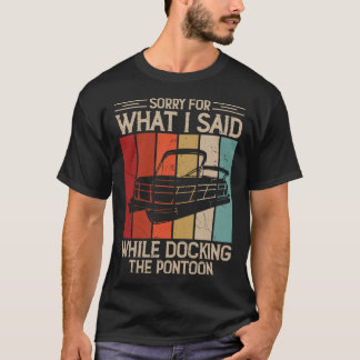 Grappig Ponton Aanlegsteiger Varend Shirt