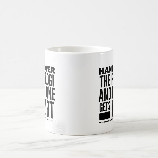 Grappig Pools Pierogi Coffee Mok (Center)