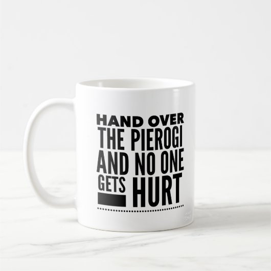 Grappig Pools Pierogi Coffee Mok (Links)