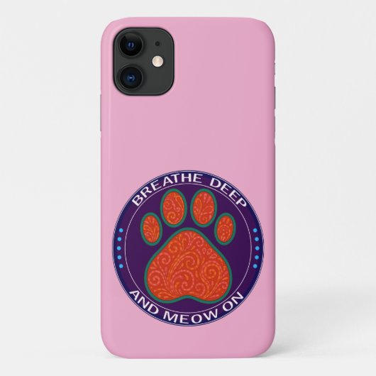 grappig poot ontwerp Case-Mate iPhone case (Achterkant)