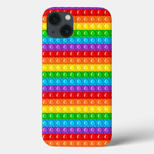 Grappig Pop - Pop het Kleurrijke regenboog iPhone 13 Hoesje