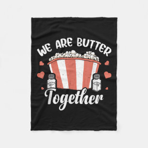 Grappig Popcorn Butter Graphic Zout Popped Corn De Fleece Deken