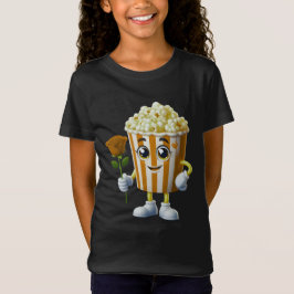 grappig popcorn ontwerp voor geliefden t-shirt