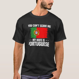 Grappig Portugal Mijn vrouw is Portugese sportlief T-shirt