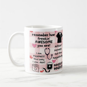 Grappig Positieve Affirmatie Chirurgische Verpleeg Koffiemok