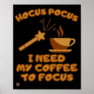 grappig poster "HOCUS POCUS.."