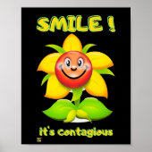 grappig poster "SMILE" (Voorkant)