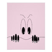 Grappig Poster Speelse Curiosity Eyes - Aangepaste Perfect Poster (Voorkant)