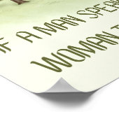 Grappig Poster voor mannen (Hoek)