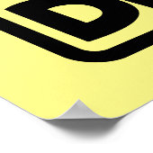 grappig Poster voor woordvoerder (Hoek)