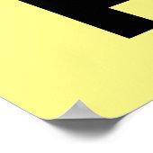 grappig Poster voor woordvoerder (Hoek)