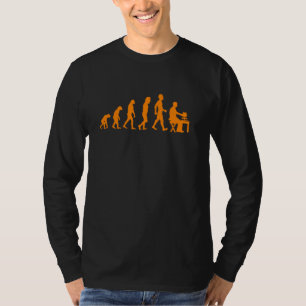 Grappig potlood voor mannen om pottenbakken te koe t-shirt