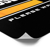 Grappig Powerlifting Gewichtstraining Lifting Poster (Hoek)