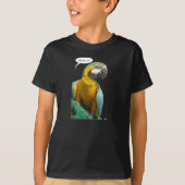 Grappig praatparrot T-Shirt (Voorkant)