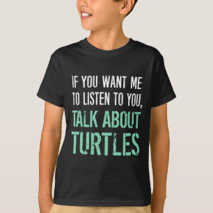 Grappig praten over schildpadden t Shirt