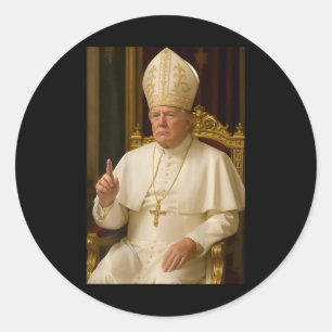 Grappig President dat Trump de nieuwe wil zijn Ronde Sticker