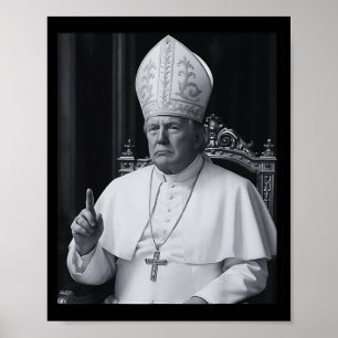 Grappig President dat Trump de volgende paus wil z Poster
