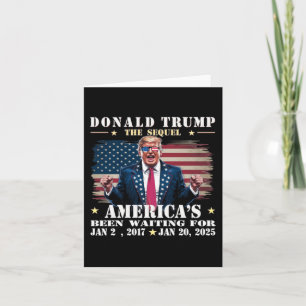 Grappig President Donald Trump Inauguratiedag 2025 Kaart