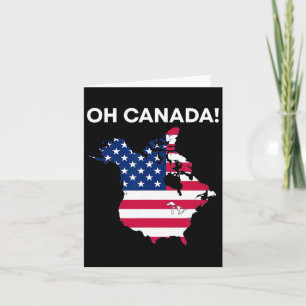 Grappig President Donald Trump Oh Canada Verenigde Kaart