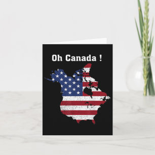 Grappig President Trump Gezegde Oh Canada Kaart Am