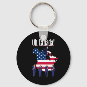 Grappig President Trump Gezegde Oh Canada Kaart Am Sleutelhanger