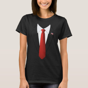 Grappig President Trump Pak Lazy Halloween Kostuum T-shirt