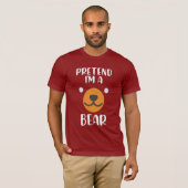 grappig pretendeer ik een Beer T-shirt (Voorkant volledig)