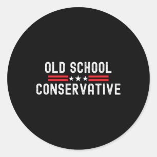 Grappig Pro Conservatief Trots Republikeins Politi Ronde Sticker