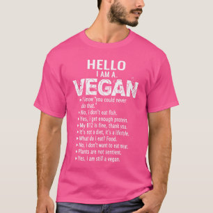 Grappig Pro Vegan Activisme T-shirt Cadeau Gym Atl